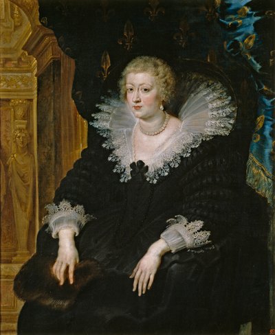 Portrait of Anne of Austria by Peter Paul Rubens